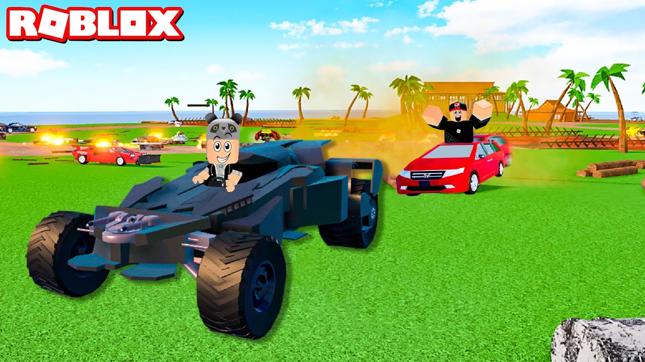 En Güçlü Arabayı Alıp Kapıştım ve Herkes Ezildi!! - Panda ile Roblox Car Crushers 2