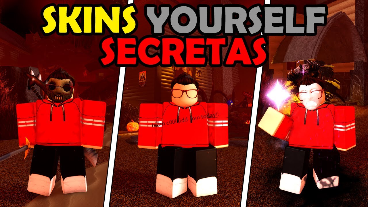 TODAS AS SKINS *YOURSELF* SECRETAS de KILLER! no FORSAKEN ROBLOX