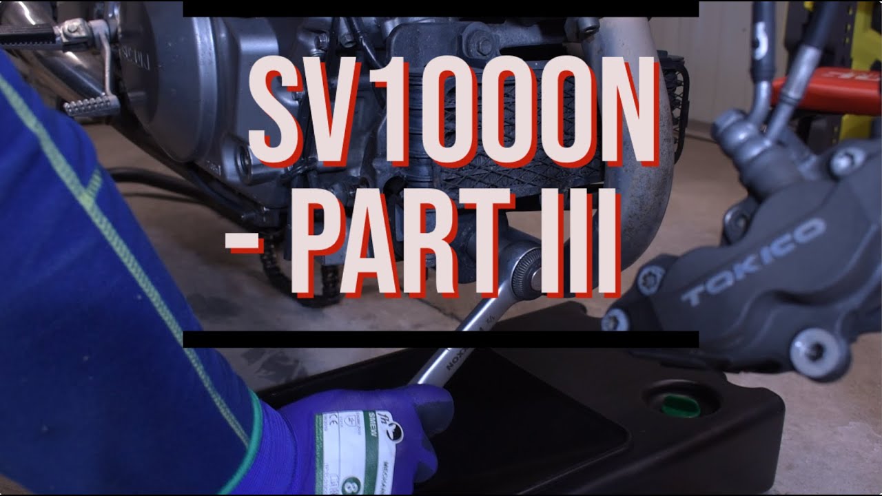 Suzuki SV1000N - Part III - Oil Change, Air filter cleaning, Bleed the clutch