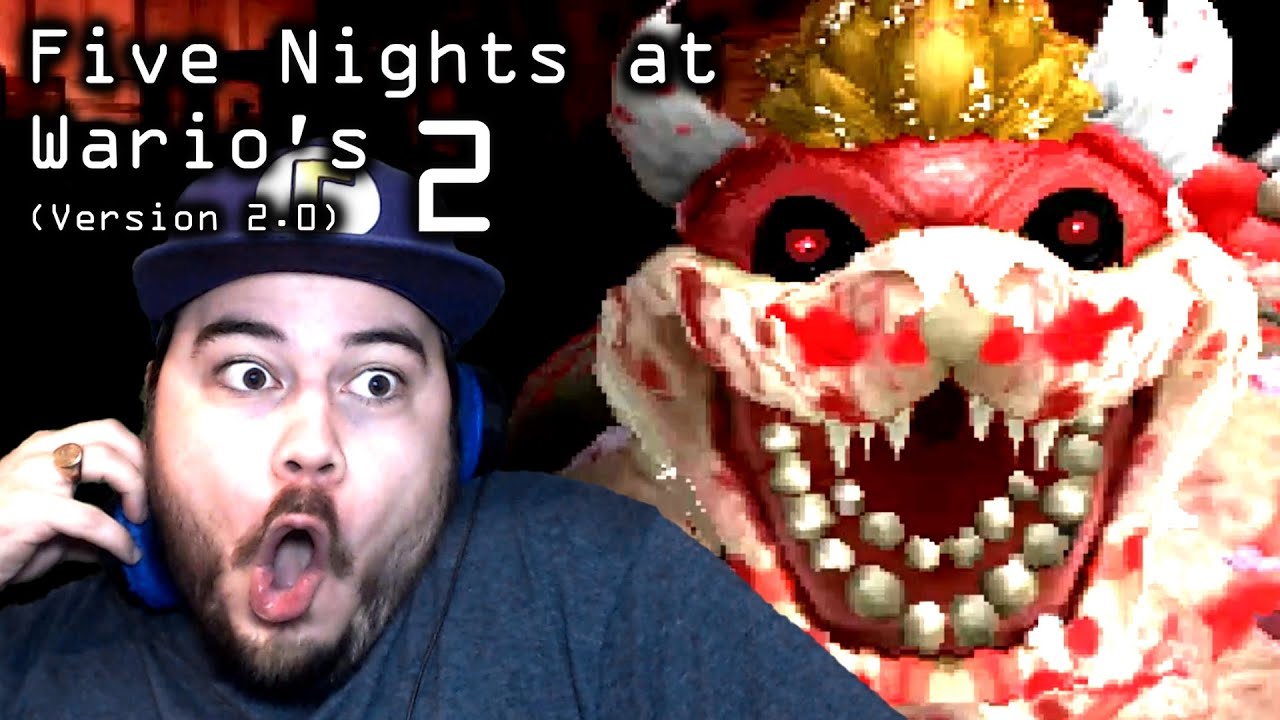 BOWSER LOOKS TERRIFYING IN THIS UPDATE!! | Five Nights at Wario's 2 (Version 2.0)