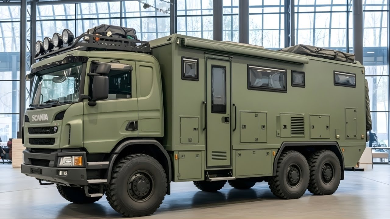 Автодом Scania DesertCruiser 6&times;6 2026 года &mdash; монстр на колесах для путешествий за миллион долларов!
