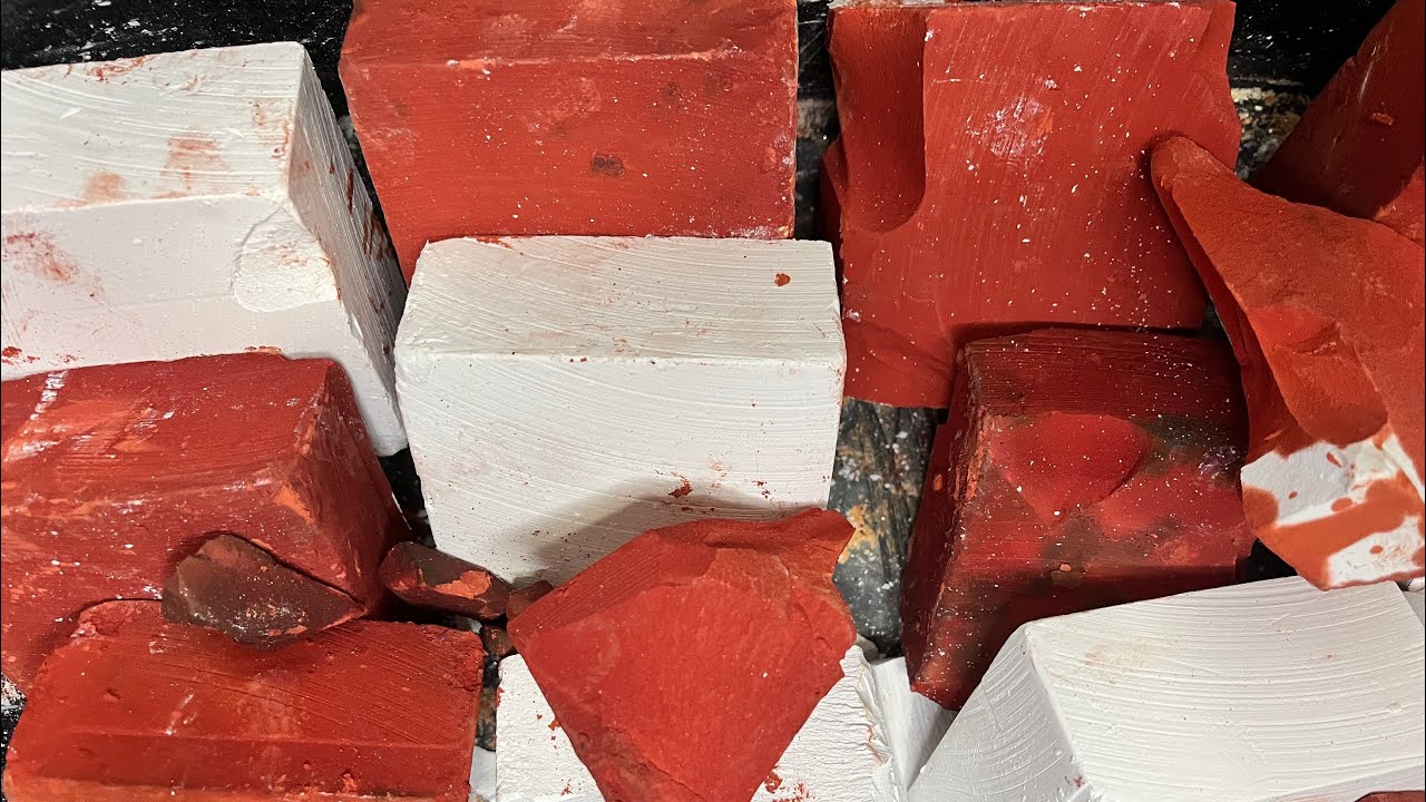 Dyed BSN and Fresh Blocks - ASMR - Oddly Satisfying 