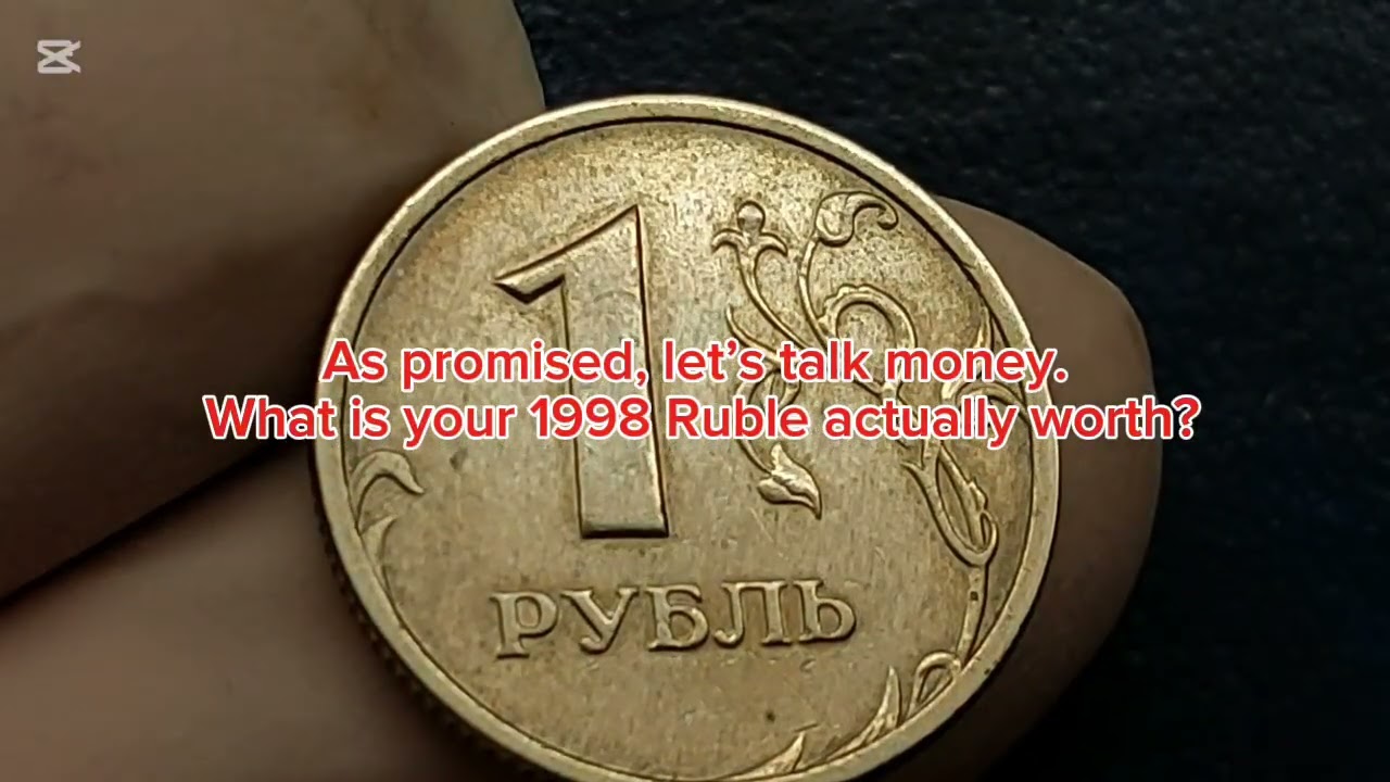 RARE 1 RUBLE 1998: Don't Spend It Before Watching! Worth $100+? 💰🇷🇺