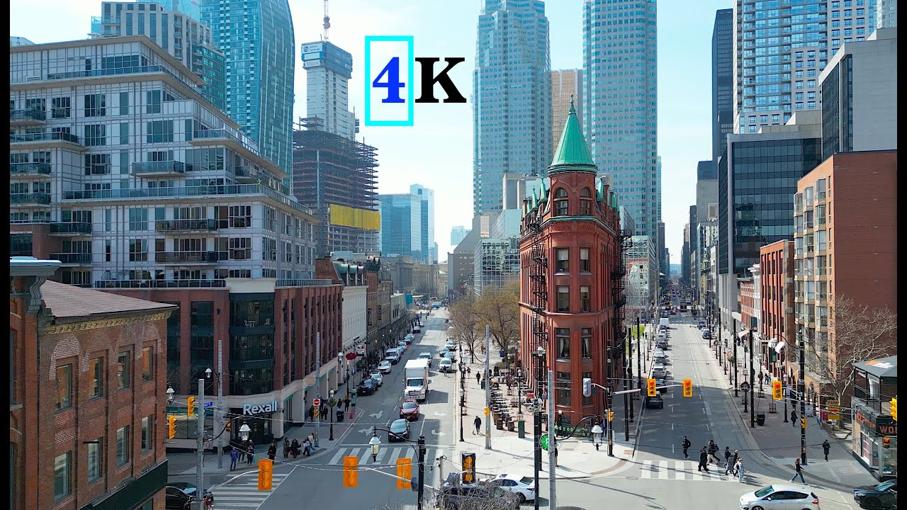 Starting low in Toronto - DJI Mini 3 Pro drone flight - 4K