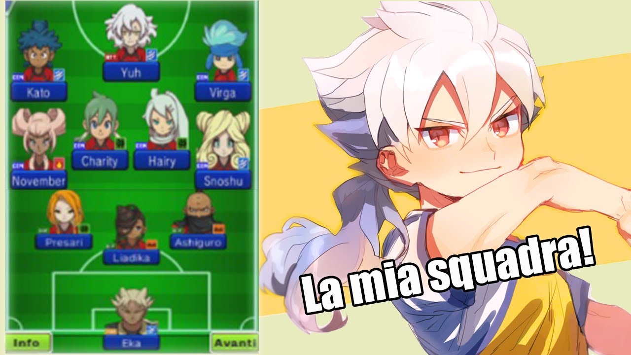 La mia Squadra su Inazuma Eleven Chrono Stones Tuono!