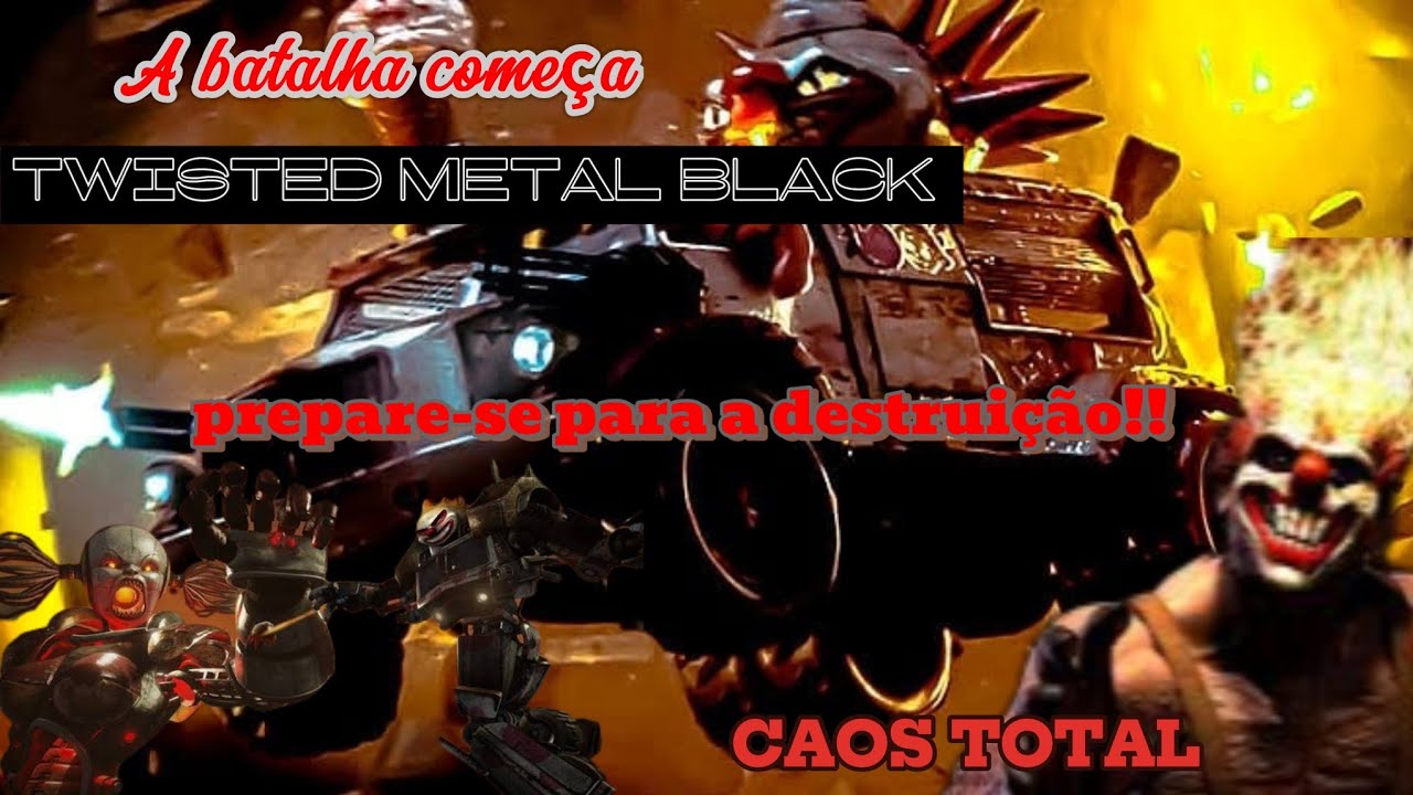 Carros Armados e Ação: Gameplay Caótica em Twisted Metal: Black