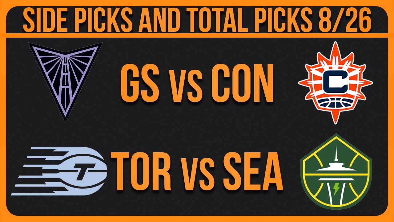 WNBA Picks Today Wednesday 8/26/26 | FREE WNBA Best Bets & Predictions