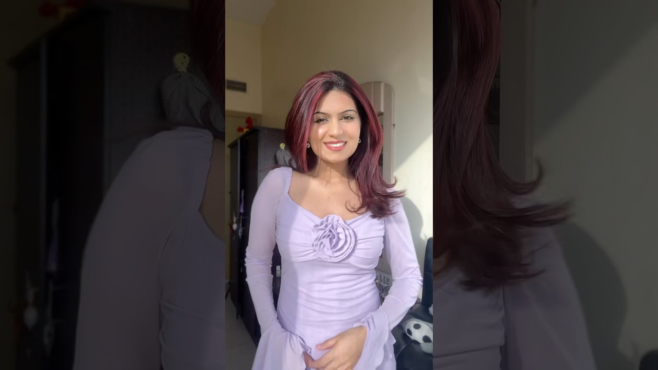 GRWM 💜|Malayalam | #explorepage #makeuptutorial #grwm #gown #hairstyle #makeup #minivlog