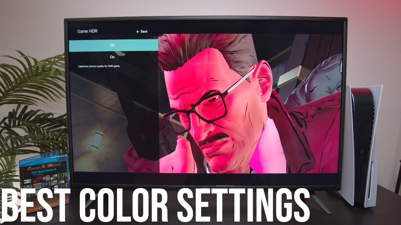 Настройки цвета Vizio V-Series для игровых консолей