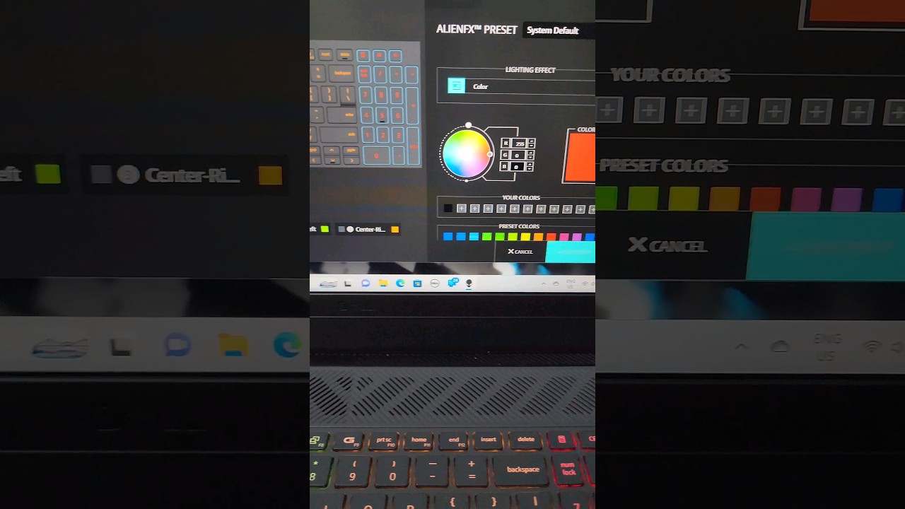 Dell G15 5530 | 4 Zone RGB 💥💥#shorts #dell #gaminglaptop #rgb