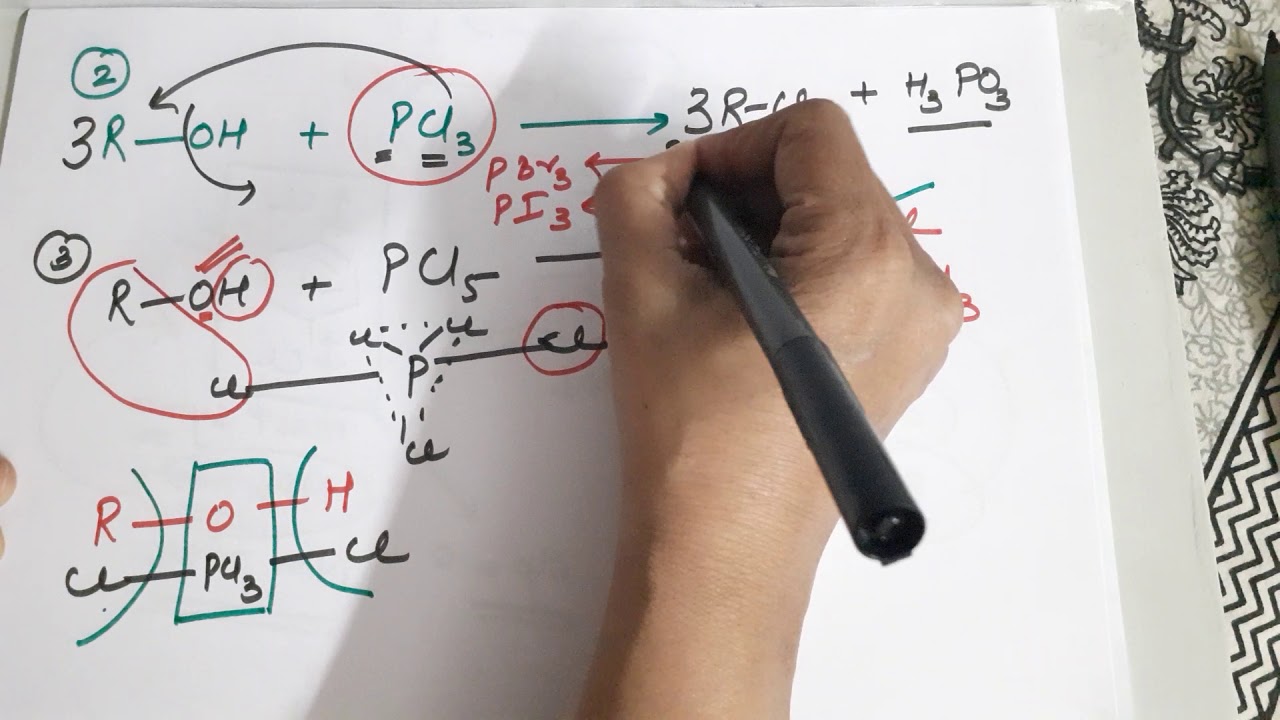 Haloalkanes : preparation from alcohols