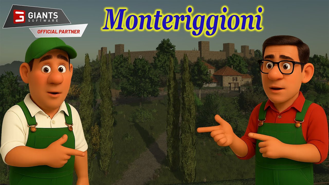 LS25 Map Vorstellung – Monteriggioni – Eine toskanische Map mit richtig viel Atmosphäre?🌾#ls25