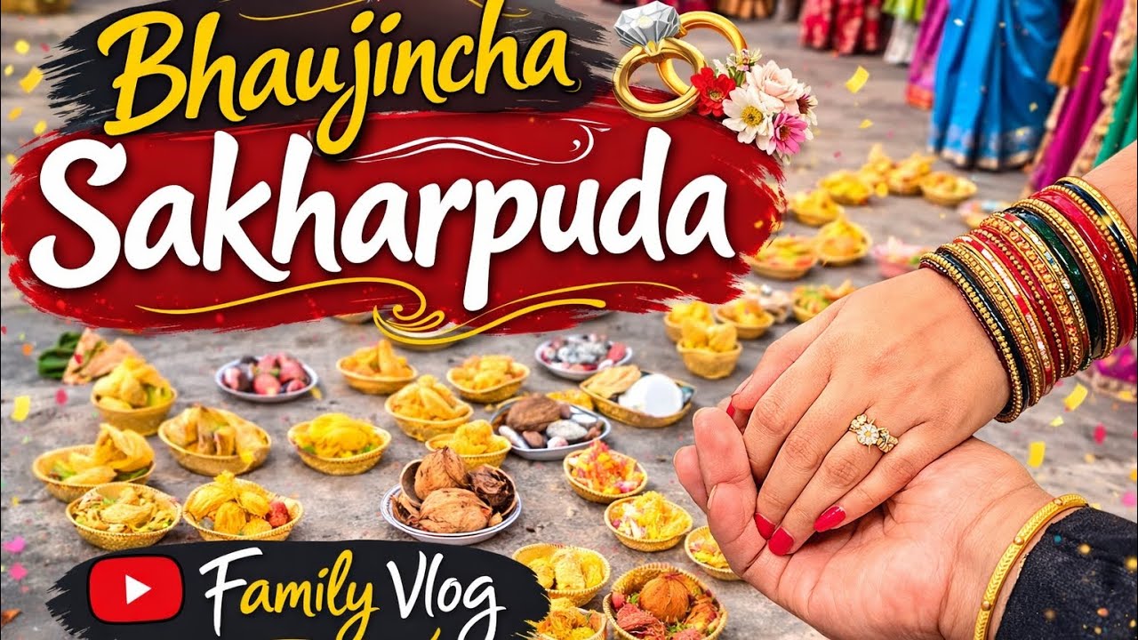 भाऊजींचा साखरपुडा 💍 | तयारी, घाई-गडबड आणि खूप मजा 😍 | Family Vlog#marathivlog#dailyvlog