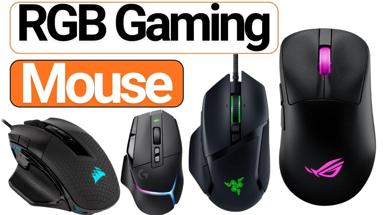 ✅Лучшая игровая мышь с 5-кратной RGB-подсветкой в ​​2026 году.