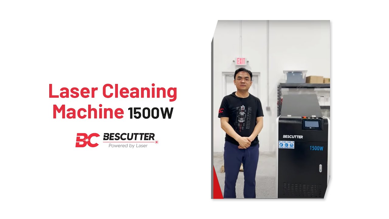 How to Setup and Use Bescutter 1500W Fiber Laser Cleaner