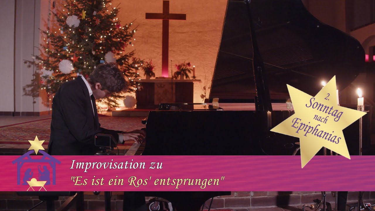 Es ist ein Ros entsprungen, Lajos Meinberg bei der Klaviermusik im Kerzenschein