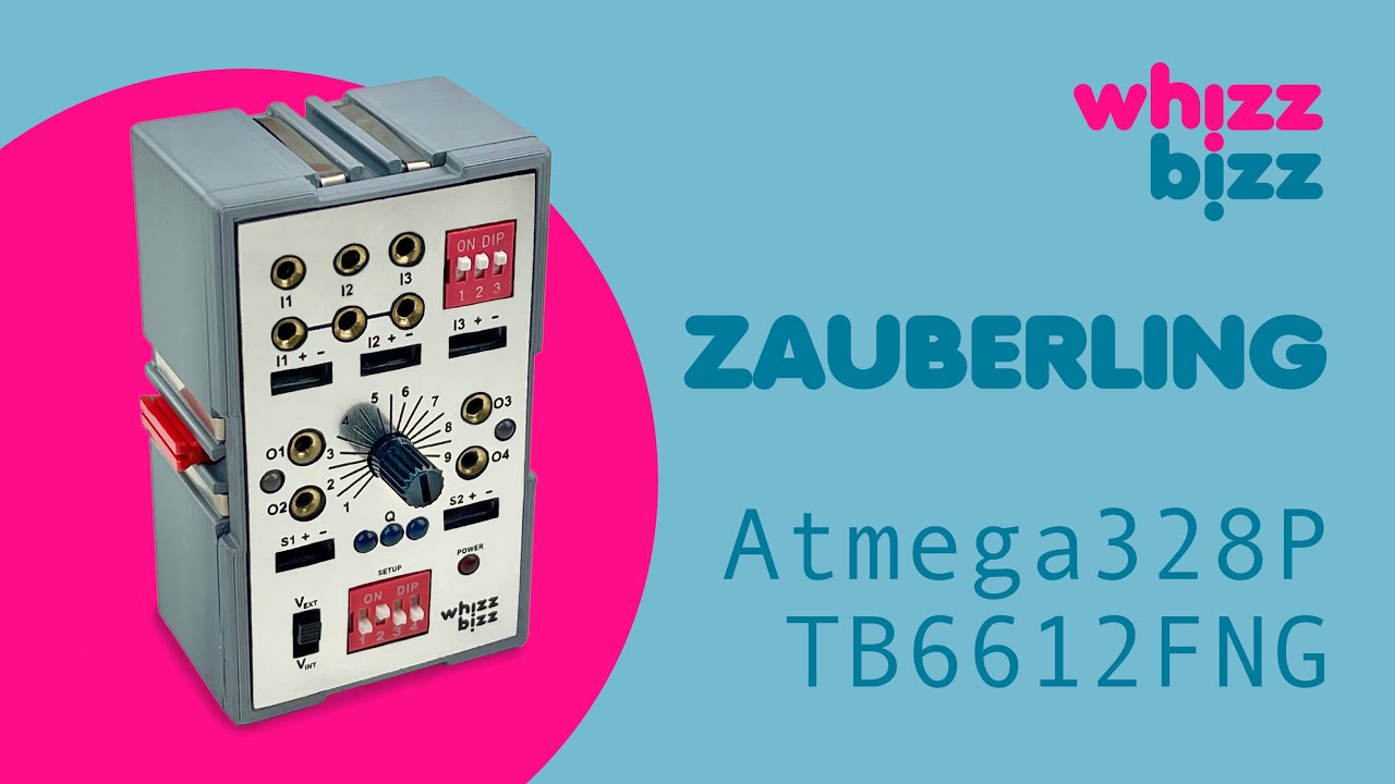 Arduino Pro Mini for use with fischertechnik 'Silberlings'. The 'Zauberling'