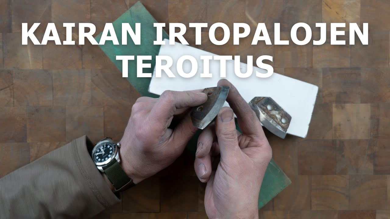 Kairan irtopalaterien teroitus: Helppoa ja tehokasta hiomakivillä!