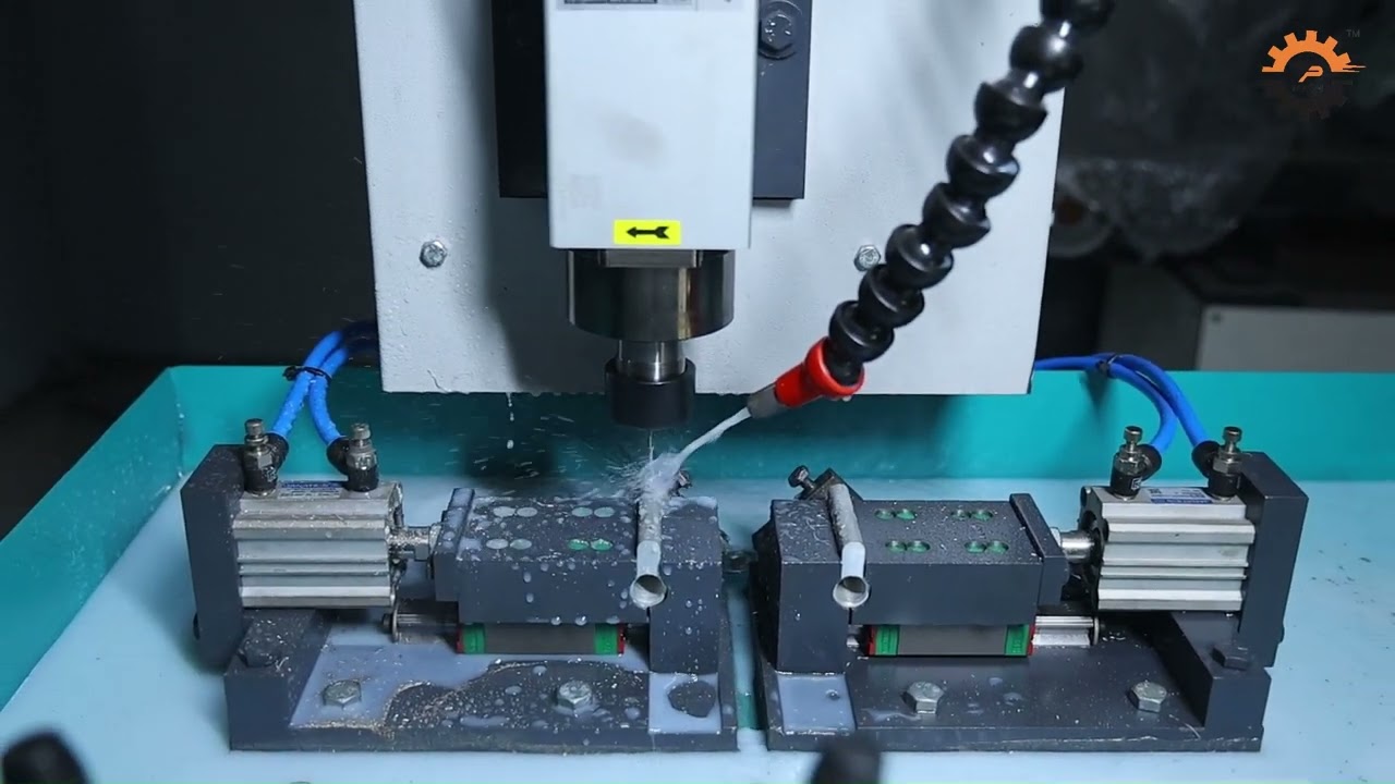 LOCK CYLINDER HOLE MACHINE  FOR ALUMINIUM SECTION.