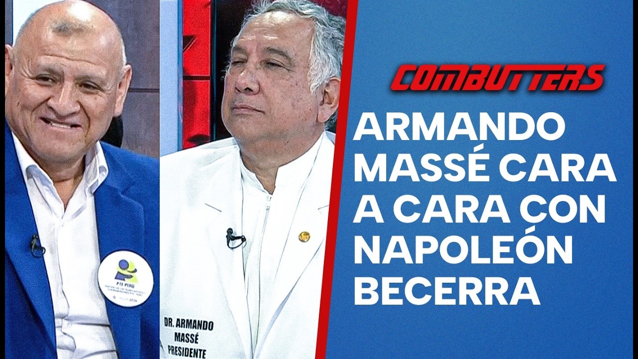 Elecciones 2026: Armando Massé y Napoleón Becerra exponen sus propuestas en Combutters