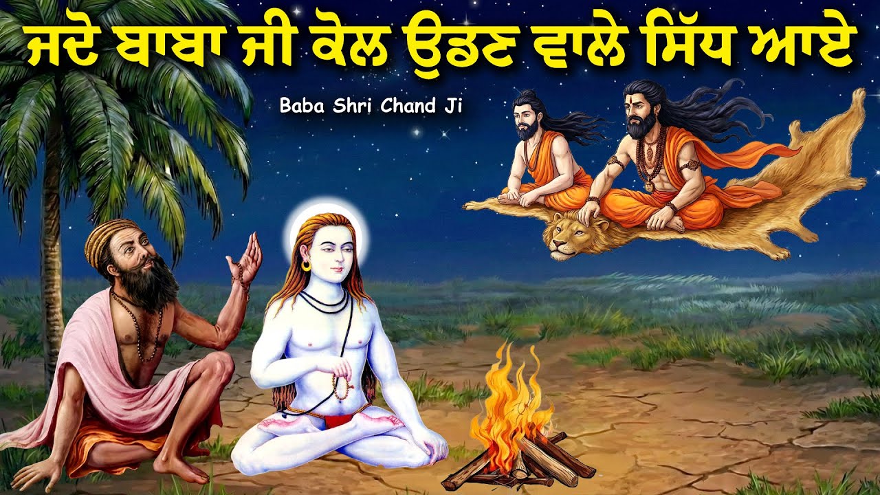ਜਦੋ ਬਾਬਾ ਸ਼੍ਰੀ ਚੰਦ ਜੀ ਕੋਲ ਉਡਣ ਵਾਲੇ ਸਿੱਧ ਆਏ | Katha Guru Nanak Dev Ji | Ikk Panjab | Remix Katha