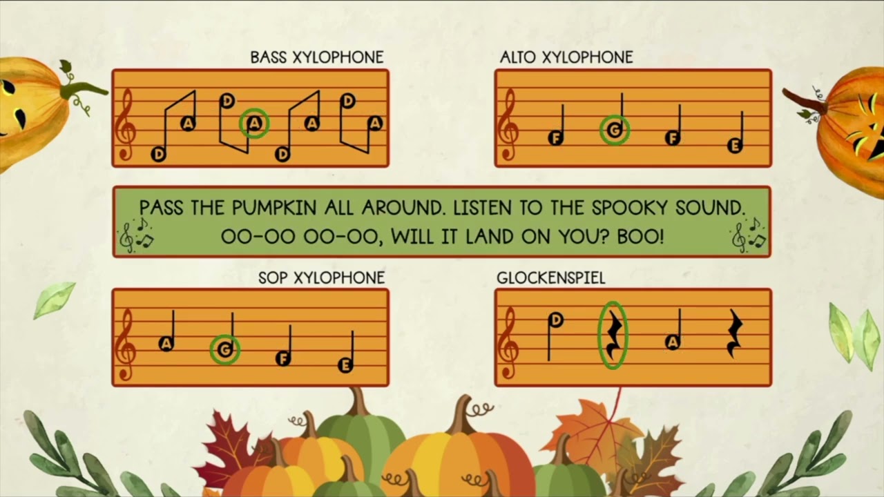 Pass the Pumpkin || Orff Play Along