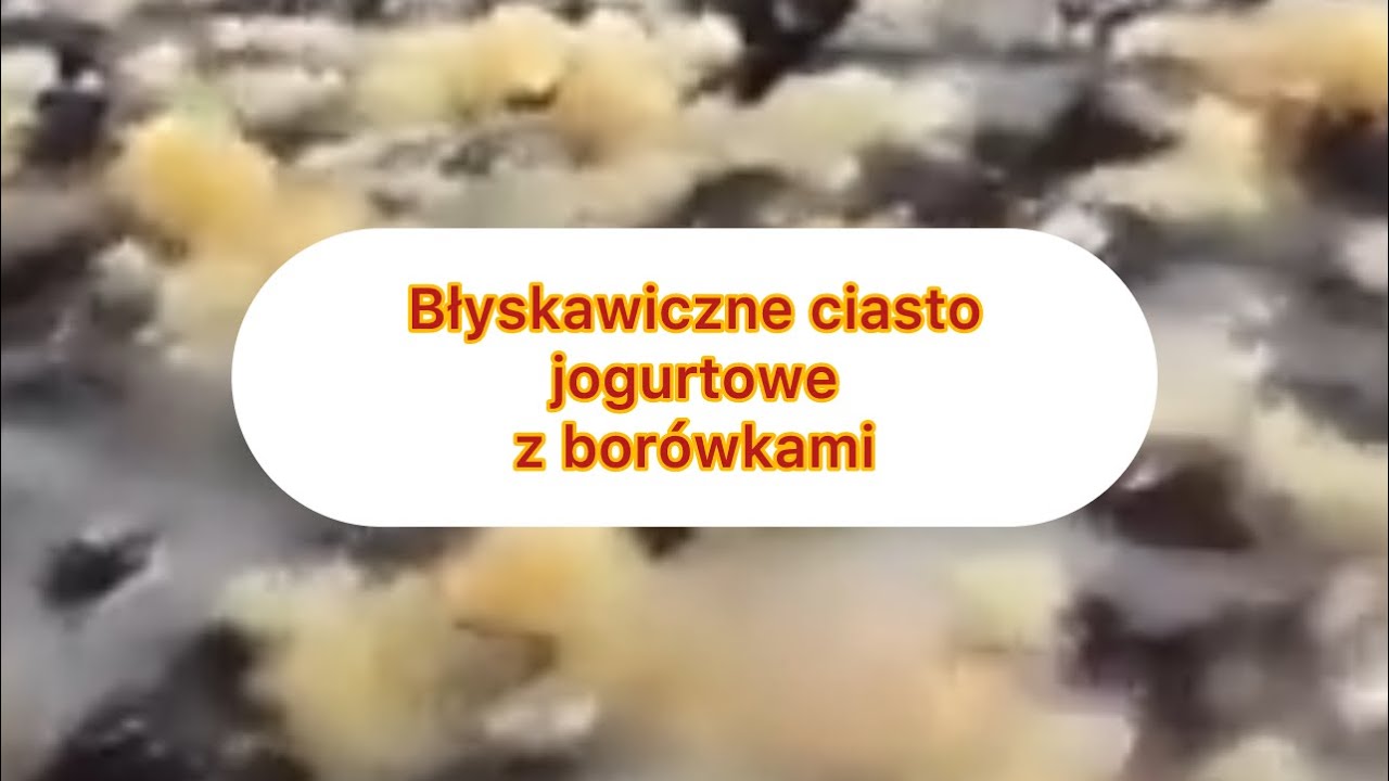 @ciasto jogurtowe z borówkami