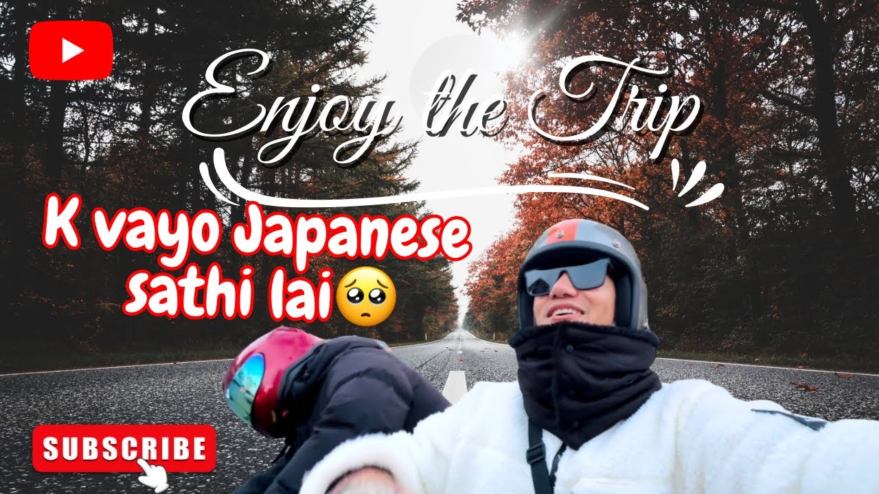 First time ride vlog with my Japanese friend🥺