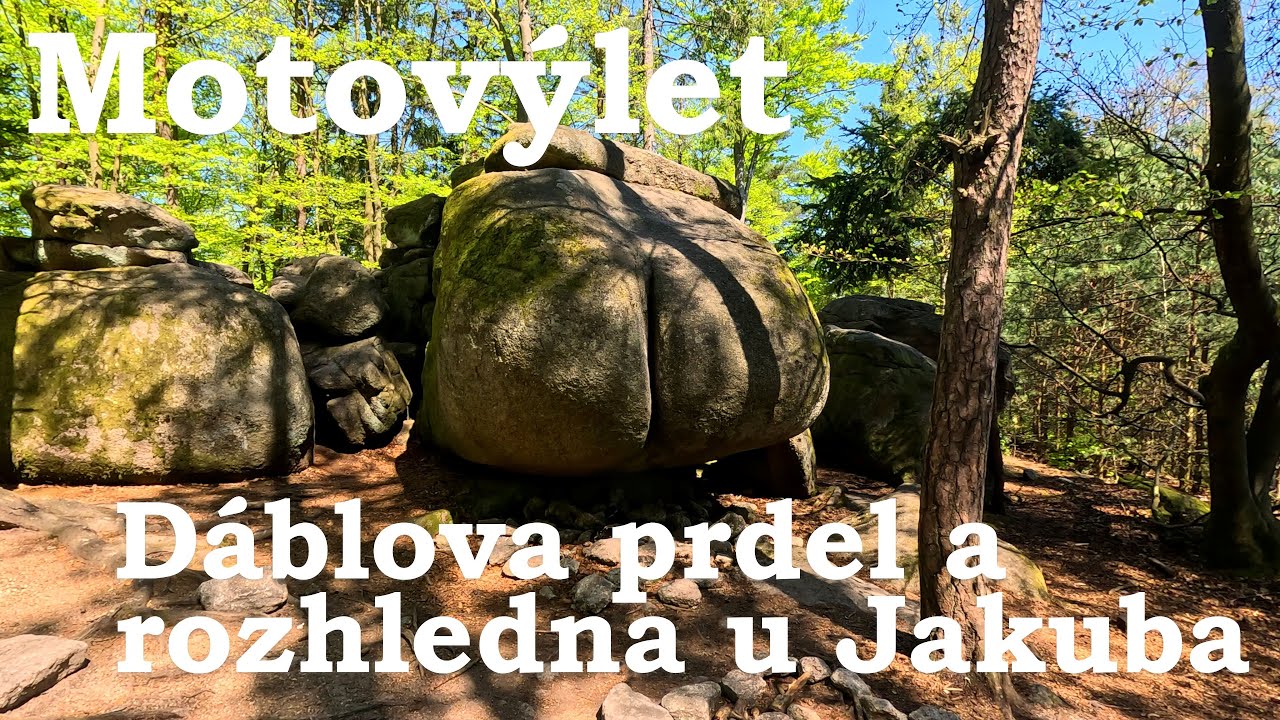 Motovýlet na Ďáblovu prdel a rozhlednu u Jakuba