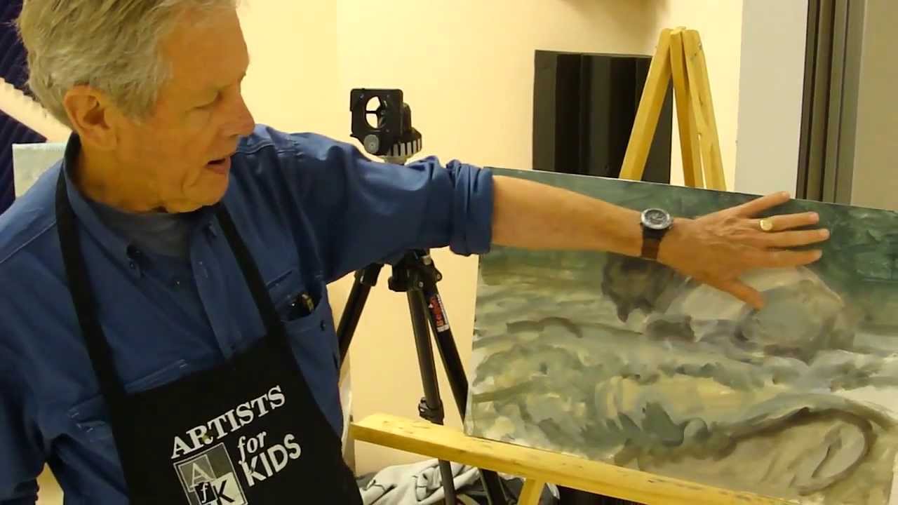 Bob Bateman Painting Demo at SKB Workshop 2013