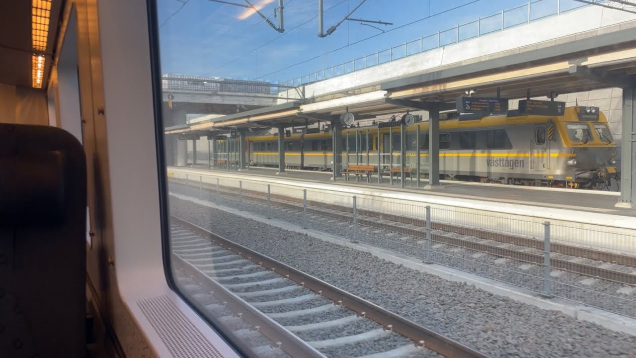 Resa med Öresundståg från Helsingborg till Göteborg - Travel with Øresund train in Sweden