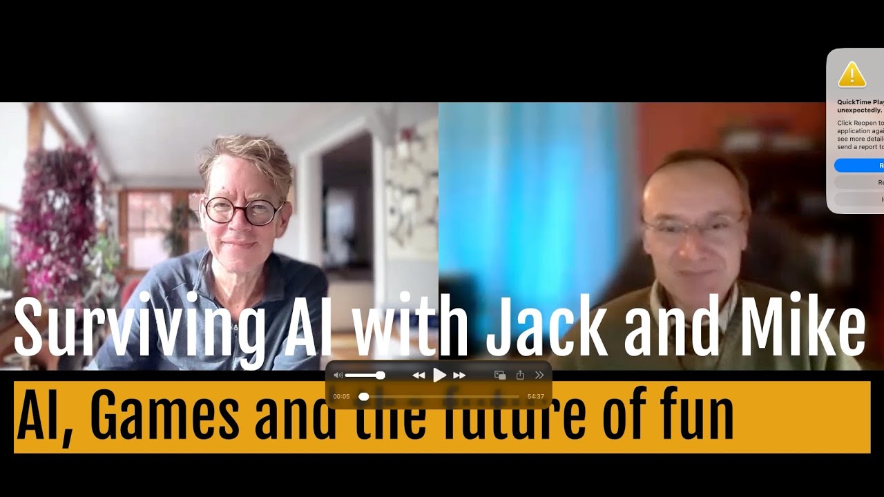 Surviving AI with Jack and Mike: AI, gaming and future of fun