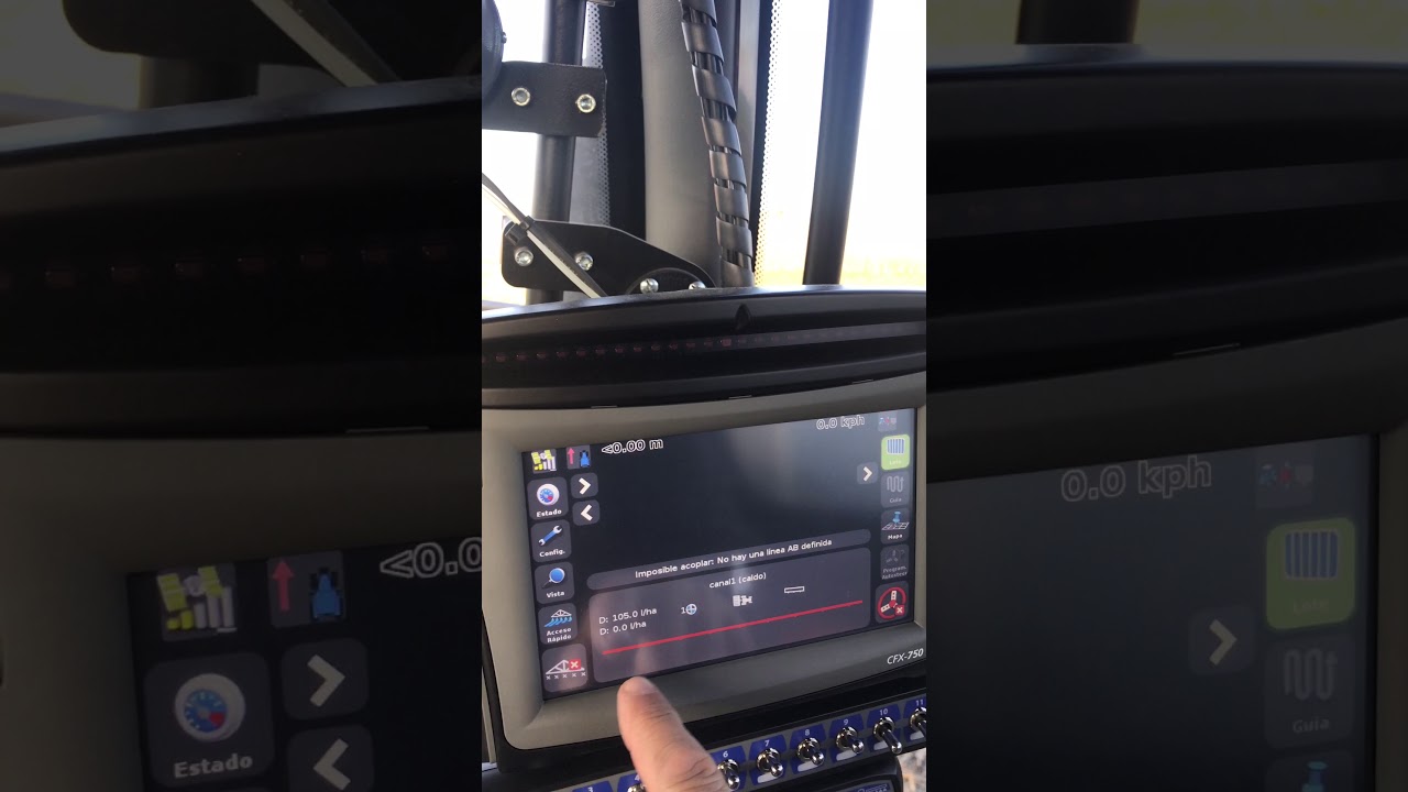 CFX 750 trimble como poner en marcha