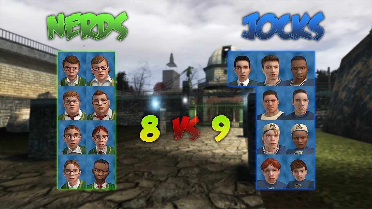 Bully SE: Nerds (No Guns) VS Jocks (Ted BH)