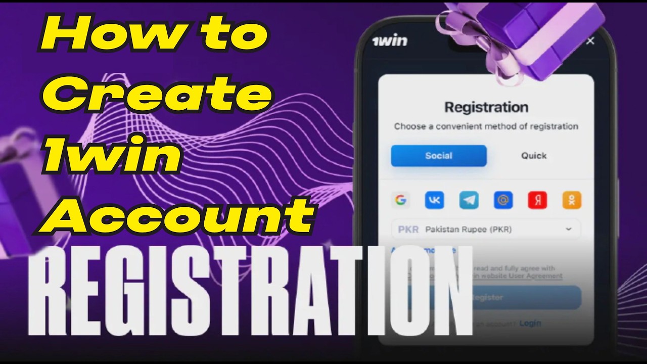 How to Create 1win Account Registration | 1win app me account kaise banaye