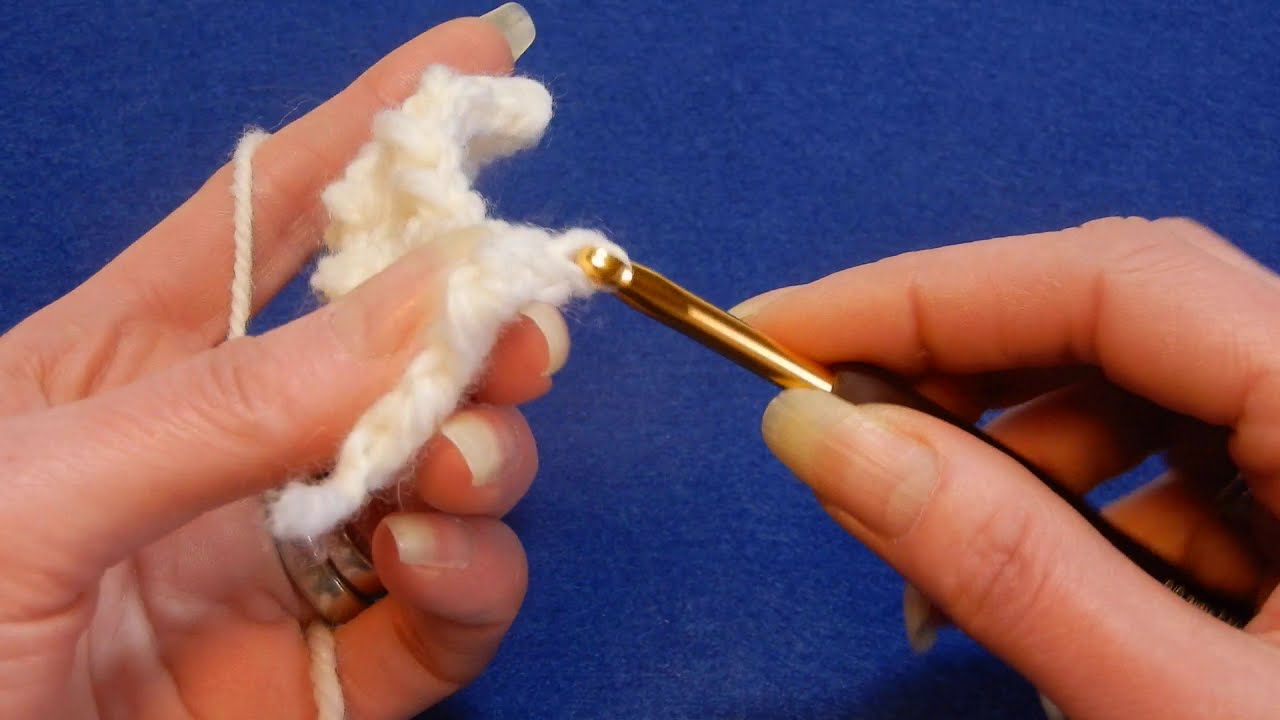 Crochet Modified Crunch Stitch Tutorial