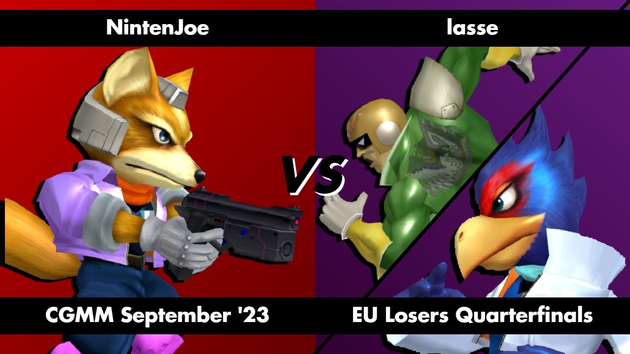 NintenJoe ( Fox ) vs lasse ( Falcon / Falco ) - [ EU Winners Quarterfinals ]