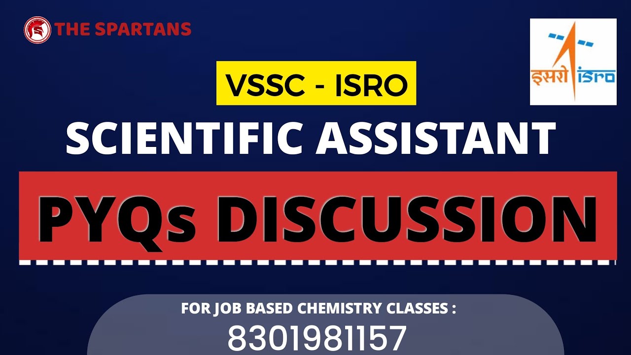 VSSC ISRO Scientific Assistant PYQ Discussion class