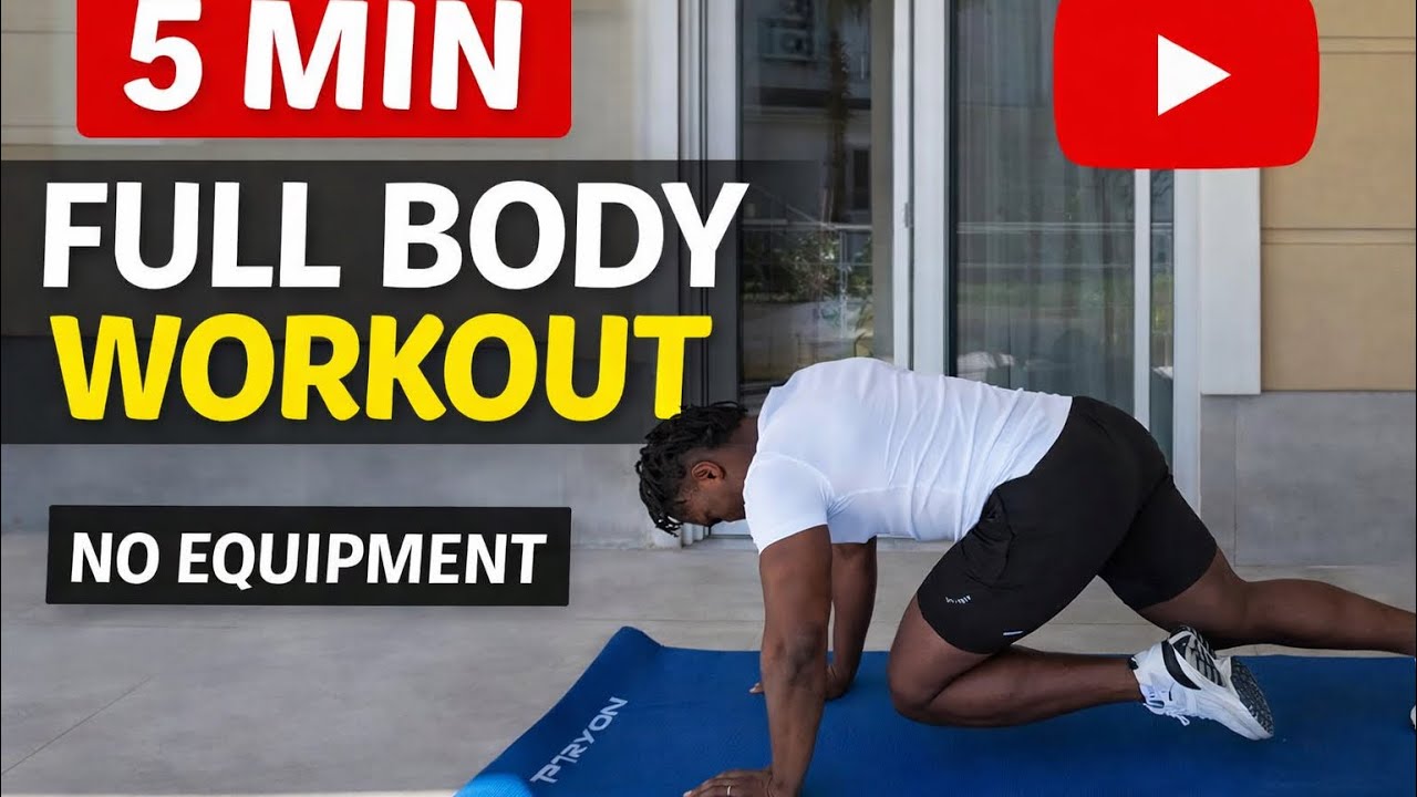 Short & Effective: 5 Min Full Body Workout for Busy Days