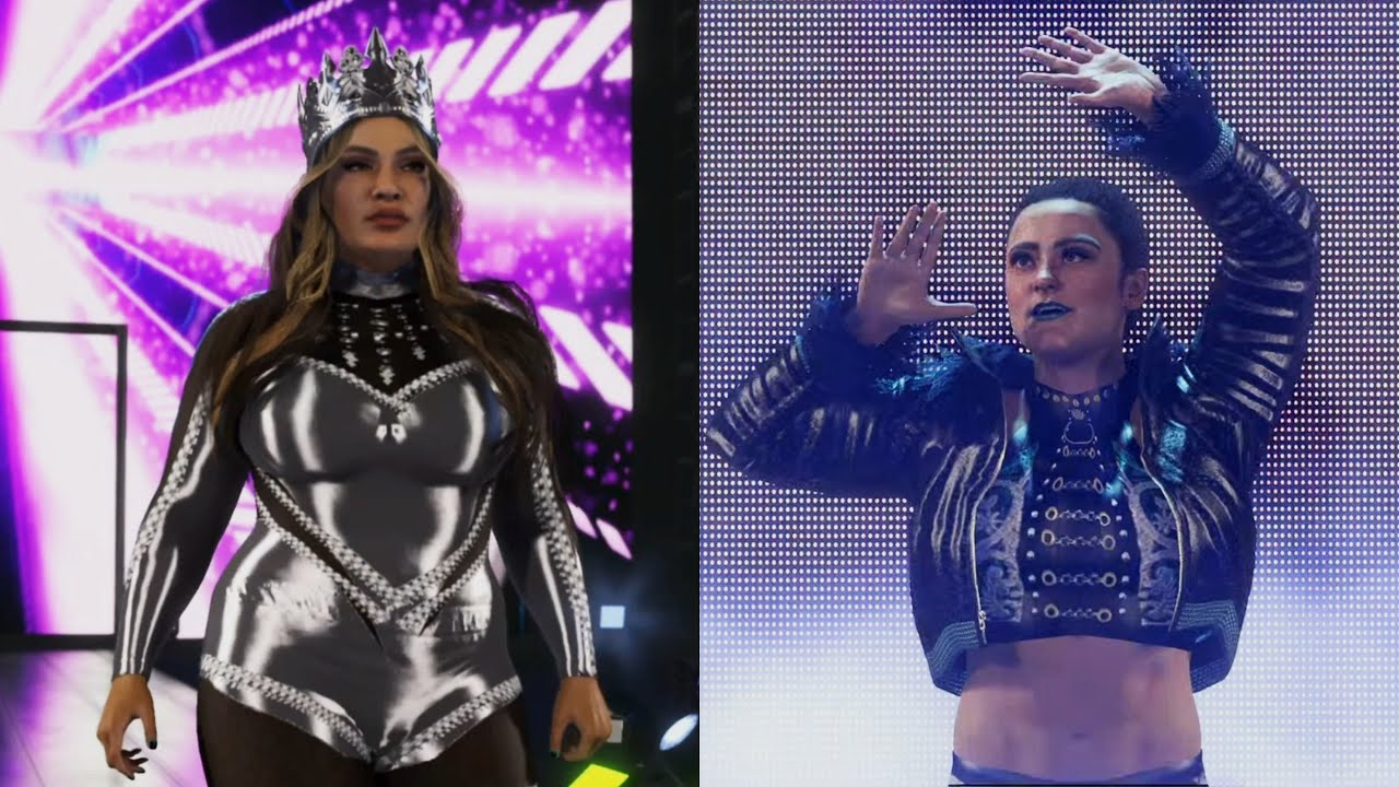 WWE 2K24 - NIA JAX VS LYRA VALKYRIA | WWE Live