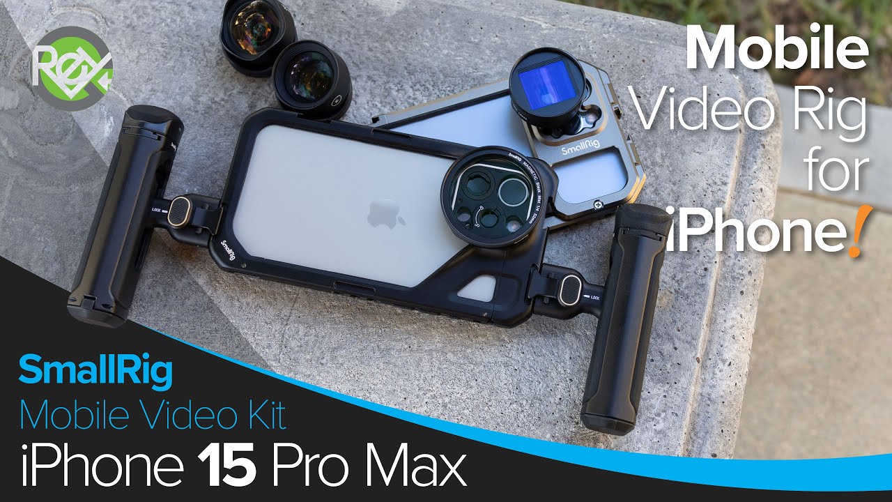SmallRig Dual Handheld Mobile Video Kit for iPhone 15 Pro Max