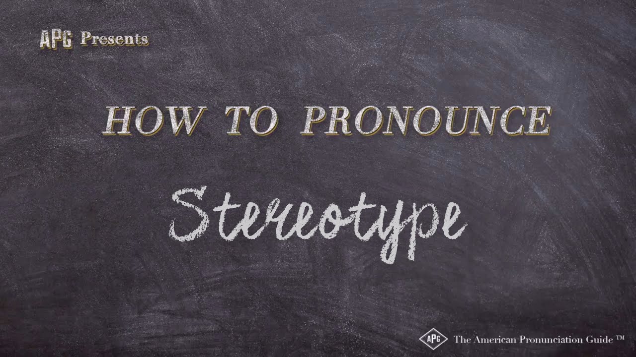 How to Pronounce Stereotype (Real Life Examples!)