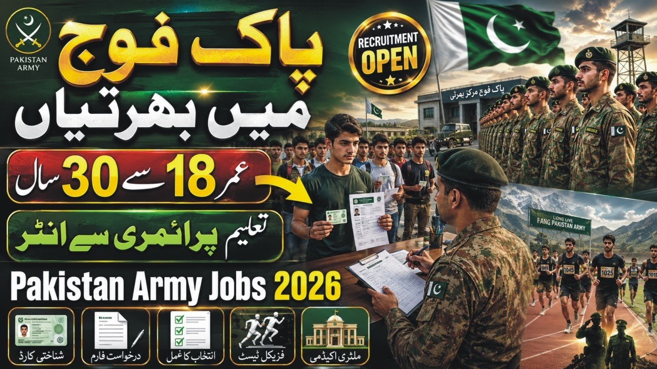Pak Army Junior Leaders Academy Shinkiari Jobs 2026 | Latest Pakistan Army Jobs 2026 How To Apply
