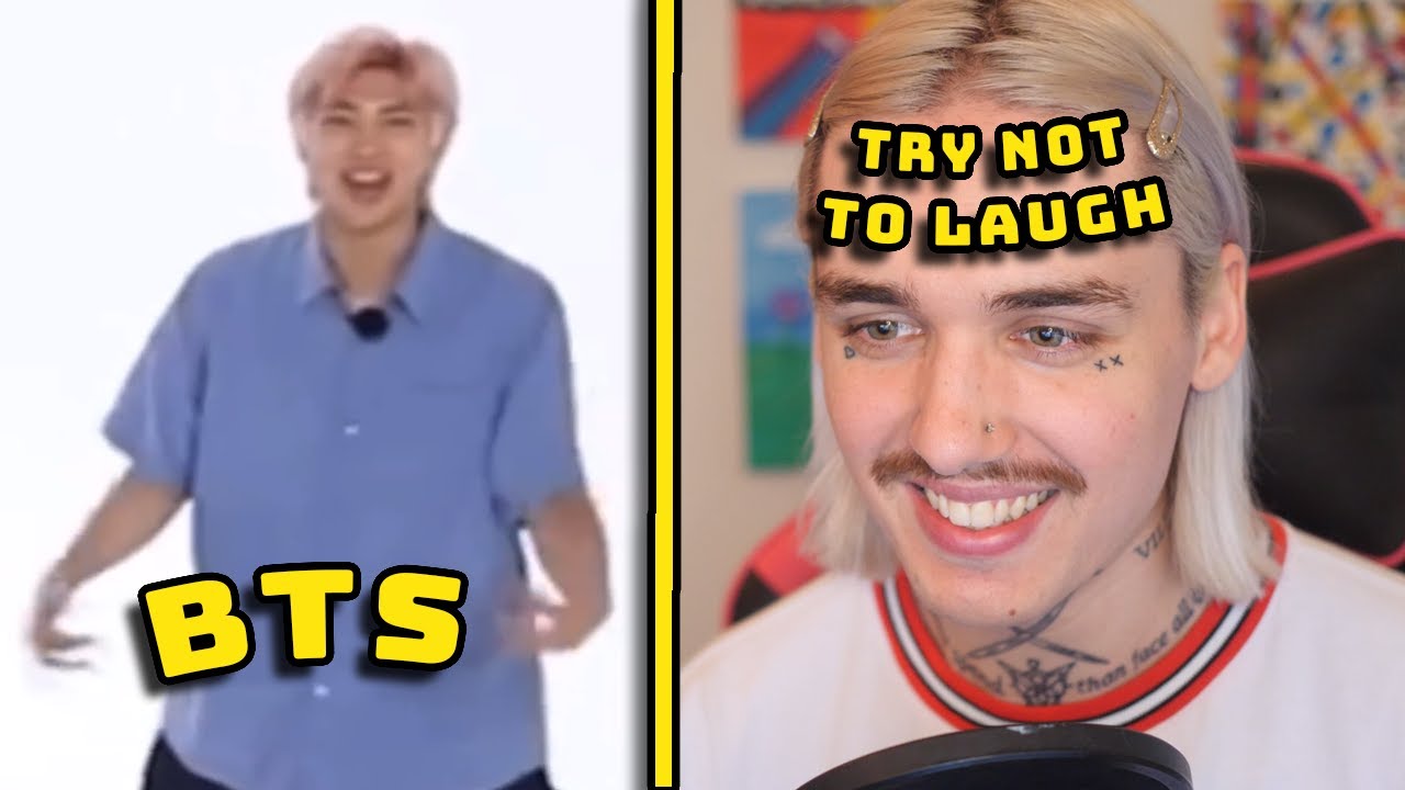 DOING A RUN BTS TRY NOT TO LAUGH CHALLENGE