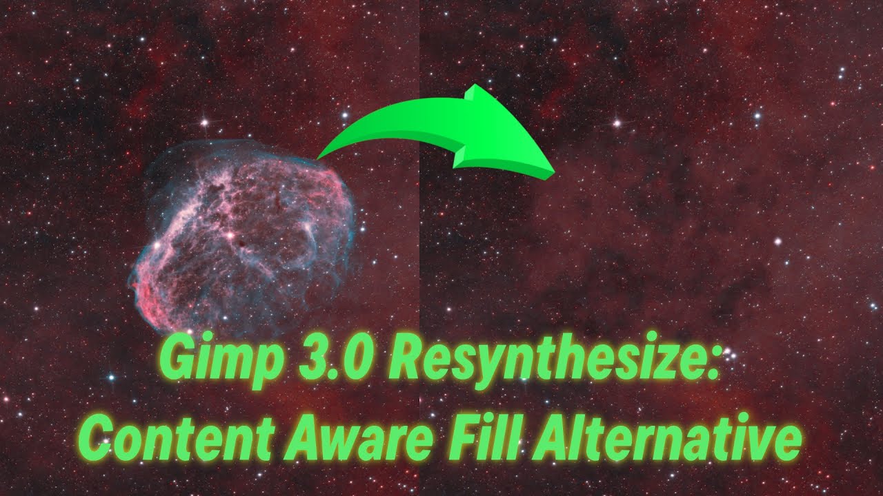 Gimp 3.0 alternative to Photoshop's Content Aware Fill: Resynthesize