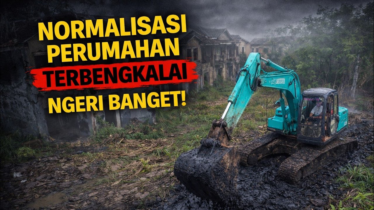 VILLA KENCANA NORMALISASI DI PERUMAHAN  TERBENGKALAI