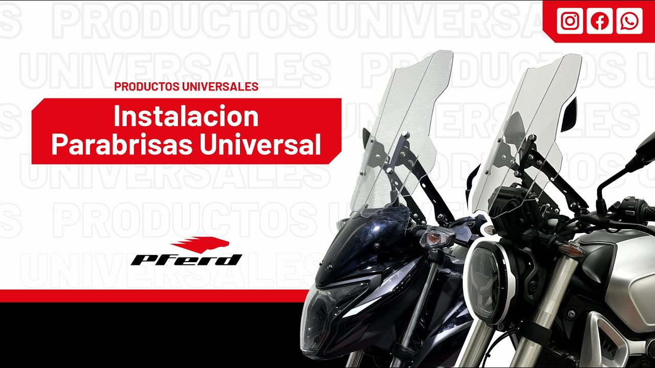 INSTALACIÓN PARABRISAS UNIVERSAL V2 - PFERD®