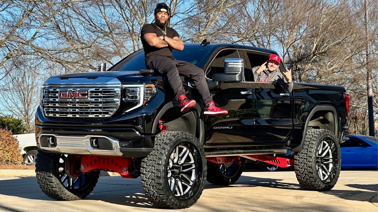 Drove from OHIO to build my DREAM TRUCK! Lifted 2024 Denali on ALL RED 12