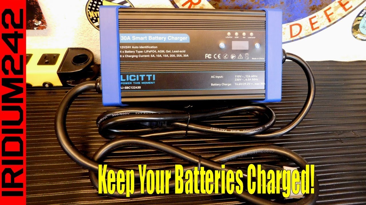 Charge Up Everything With Ease   Licitti 12v   24v 30A Smart Charger