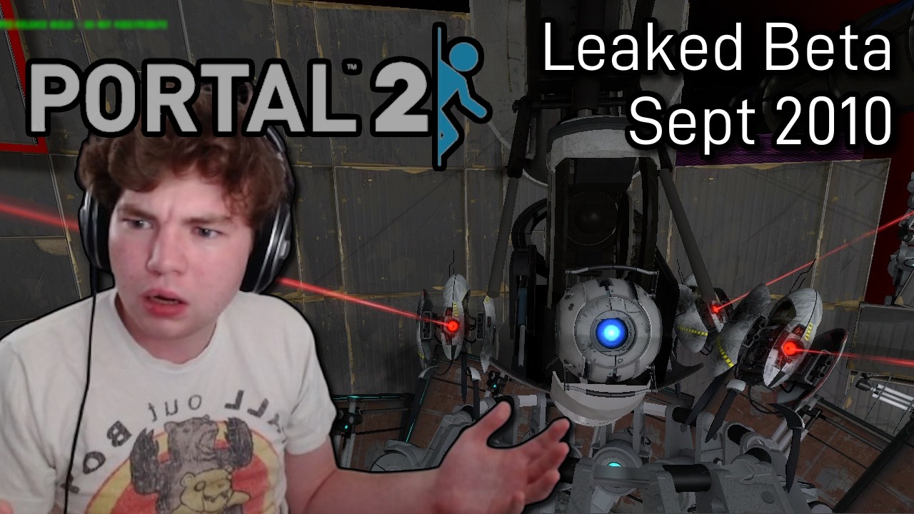 Pro Speedrunner Plays Portal 2 Beta (Sept 2010 Build)
